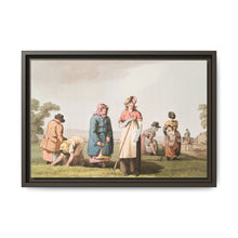Illustration of riding the stang from The Costume of Yorkshire (1814) by George Walker - NOMADEN ART GALLERY