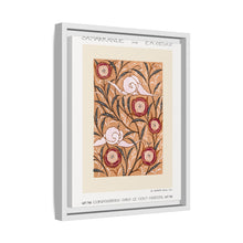 Impresión de plantilla con patrón floral Art Nouveau de estilo oriental