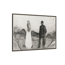 Two Human Beings. The Lonely Ones (1894) by Edvard Munch - NOMADEN ART GALLERY