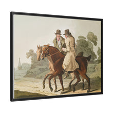 Illustration of farmers from The Costume of Yorkshire (1814) by George Walker