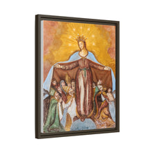Fresco of Virgin-of-Mercy on the northern wall of the subsidiary church Saint Anna in Saager
