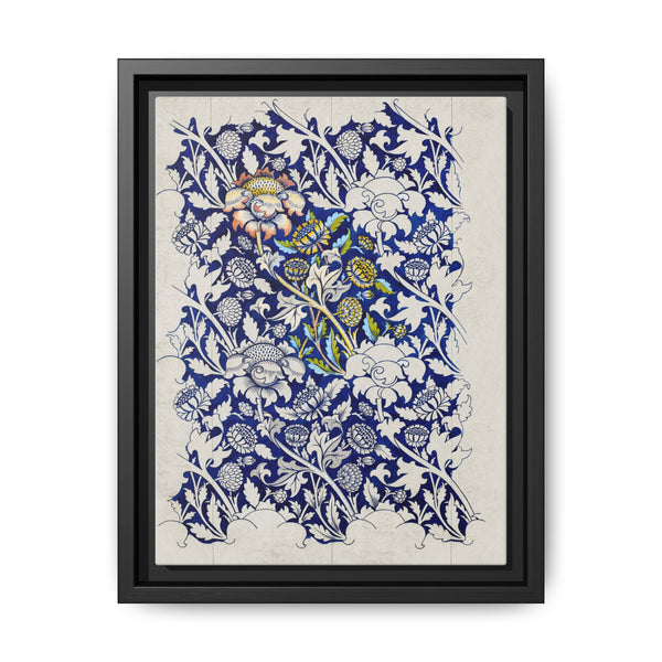 William Morris's Watercolour for Printed Fabric Design: Wey (1882-1883) - NOMADEN ART GALLERY
