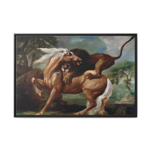 A Lion Attacking a Horse (1762) by George Stubbs. - NOMADEN ART GALLERY