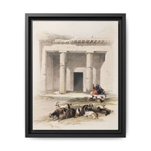 Entrance to the caves of Beni Hasan illustration by David Roberts (1796–1864) - NOMADEN ART GALLERY