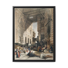 Bazaar of the silk mercers, Cairo illustration by David Roberts (1796–1864) - NOMADEN ART GALLERY