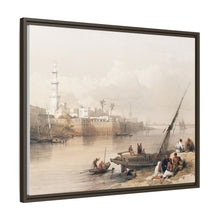 View on the Nile ferry to Gizeh illustration by David Roberts (1796–1864) - Decorative Wall Art