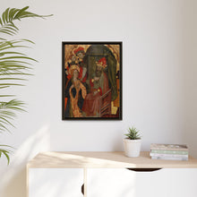 Saint Katherine of Alexandria before the Roman Emperor by Nicolás Solano