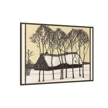 Farm in the snow (1918) by Julie de Graag