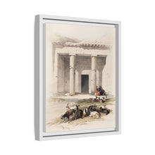 Entrance to the caves of Beni Hasan illustration by David Roberts (1796–1864)