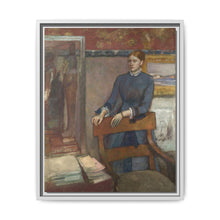 Hélène Rouart in her Father's Study (1886) by Edgar Degas - NOMADEN ART GALLERY