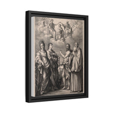 The coronation of the Virgin with four saints: Saint Catherine of Alexandria, Saint John the Evangelist, Saint John the Baptist and Saint Benedict or Saint Romuald. Drawing by F. Rosaspina, c. 1830, after G. Reni. - NOMADEN ART GALLERY