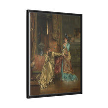 The Visit (c. 1870) by Alfred Stevens: A Glimpse into 19th-Century Elegance