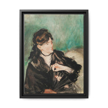 Portrait of Berthe Morisot with a Fan (1874) by Édouard Manet. - NOMADEN ART GALLERY