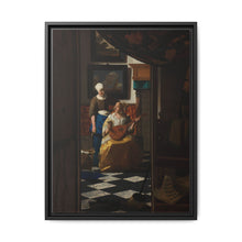 The Love Letter (ca. 1669 –1670) by Johannes Vermeer - NOMADEN ART GALLERY