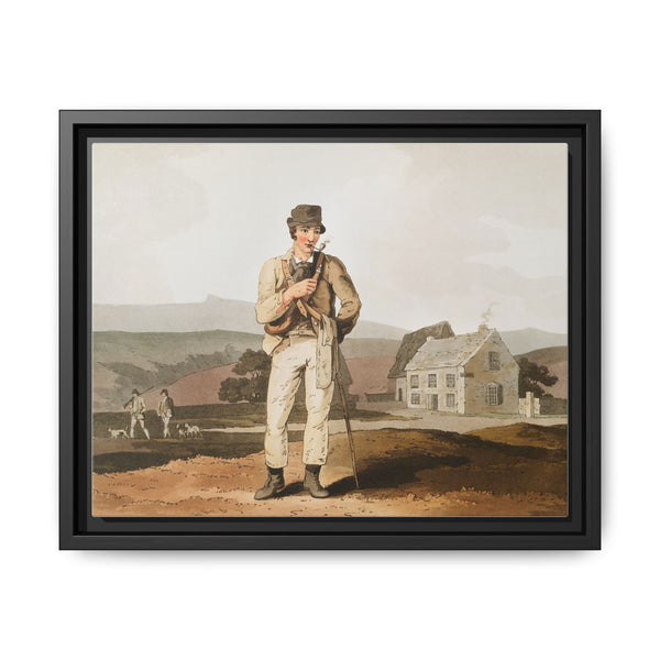 Illustration of moor guide from The Costume of Yorkshire (1814) by George Walker - NOMADEN ART GALLERY
