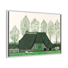 Farmhouse with thatched roof (1919) by Julie de Graag