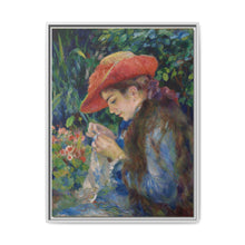 Marie-Thérèse Durand-Ruel Sewing (1882) by Pierre Auguste Renoir - NOMADEN ART GALLERY