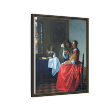 La joven con copa de vino de Johannes Vermeer (ca. 1658-1662)