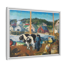 Ox Team, Wharf at Matinicus (1916)