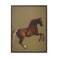 Whistlejacket is an oil-on-canvas painting from about 1762 showing the Marquess of Rockingham's racehorse, rearing up against a blank background. - NOMADEN ART GALLERY