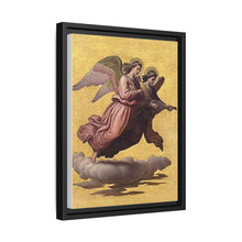 Two angels floating (1865) tempera art by Johann von Schraudolph
