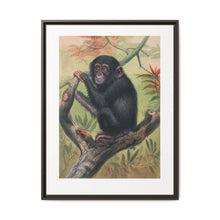 The Chimpanzee from Zoological sketches (1861-1867) by Joseph Wolf and Philip Lutley Sclater. - NOMADEN ART GALLERY