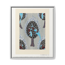 Art Nouveau bird pattern pochoir print in oriental style - NOMADEN ART GALLERY