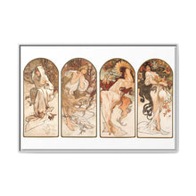 Alphonse Maria Mucha's The Seasons (1897). Famous Art Nouveau artwork - NOMADEN ART GALLERY