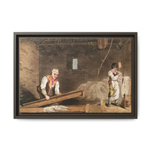 Illustration of line swinglers from The Costume of Yorkshire (1814) by George Walker - NOMADEN ART GALLERY
