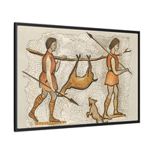 Hunter-Gatherer Mosaic: Vintage Encyclopaedia Art (1891)