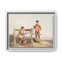 Illustration of the ruddle pit from The Costume of Yorkshire (1814) by George Walker - NOMADEN ART GALLERY