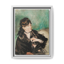 Portrait of Berthe Morisot with a Fan (1874) by Édouard Manet. - NOMADEN ART GALLERY