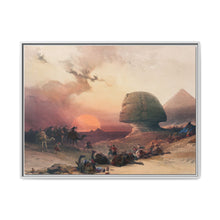 Approach of the simoom Desert of Gizeh illustration by David Roberts (1796–1864) - NOMADEN ART GALLERY