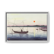 Boats and setting sun (1900 - 1936) by Ohara Koson - NOMADEN ART GALLERY