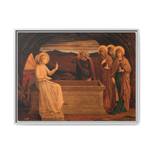 The women at the grave of Christ: anangel tells them that he is risen. Colour lithograph by M. and N. Hanhart after J.E. Goodall after Fra Angelico. - NOMADEN ART GALLERY