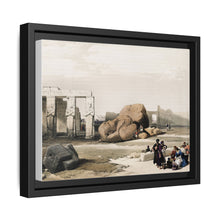 Fragment of the Great Colossi at the Memnonium Thebes illustration by David Roberts (1796–1864)