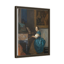 La joven sentada ante un virginal, de Johannes Vermeer (ca. 1670-1672) 
