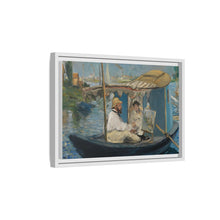 Monet en su barca (c. 1874) de Edouard Manet