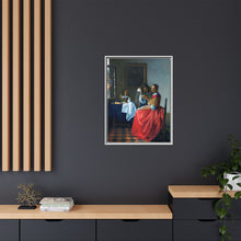 La joven con copa de vino de Johannes Vermeer (ca. 1658-1662)