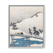 Snowy landscape with Mount Fuji (1900–1910) by Ohara Koson