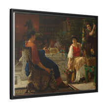 Preparations for the Festivities (The Floral Wreath) (1866) by Sir Lawrence Alma Tadema