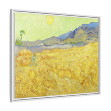 Van Gogh's Wheatfield with a reaper (1889) - NOMADEN ART GALLERY