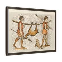 Hunter-Gatherer Mosaic: Vintage Encyclopaedia Art (1891)
