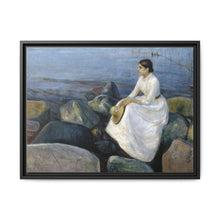 Summer night, Inger on the beach (1889) by Edvard Munch - NOMADEN ART GALLERY