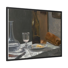 Claude Monet's Still Life with Bottle, Carafe, Bread, and Wine (ca. 1862-1863) - NOMADEN ART GALLERY