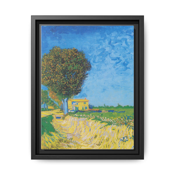 Vincent van Gogh's Avenue at Arles with houses (1888) - NOMADEN ART GALLERY