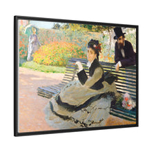 Camille Monet (1847–1879) on a Garden Bench (1873) by Claude Monet - NOMADEN ART GALLERY