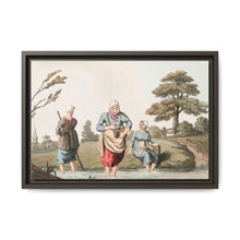 Illustration of leech finders from The Costume of Yorkshire (1814) by George Walker - NOMADEN ART GALLERY