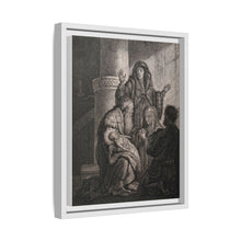Simeon recognises the infant Jesus as saviour. Etching by C.W. Weisbrod after Rembrandt, 1627-8.