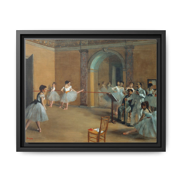 Edgar Degas's The Dance Foyer at the Opera on the rue Le Peletier (1872) - NOMADEN ART GALLERY